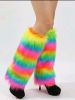 Costume accessories - Rainbow Fuzzy Leg Warmers